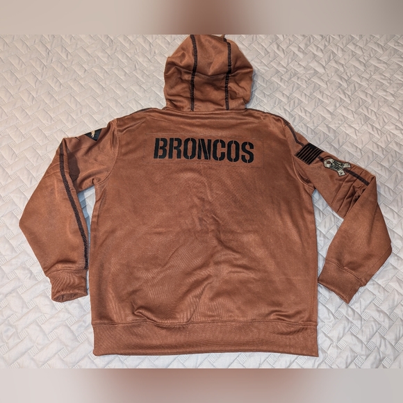 Nike Denver Broncos Salute to Service Hoodie 2023 Men's Sideline Pullover sz. M - Picture 6 of 7